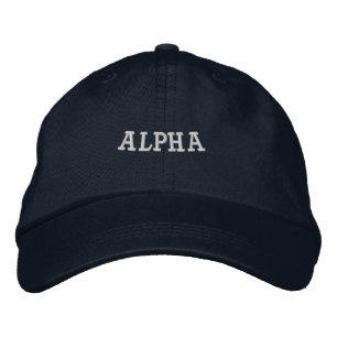 Alpha-Hat Navy Adjustable Strong Trucker Elegant  Embroidered Hat