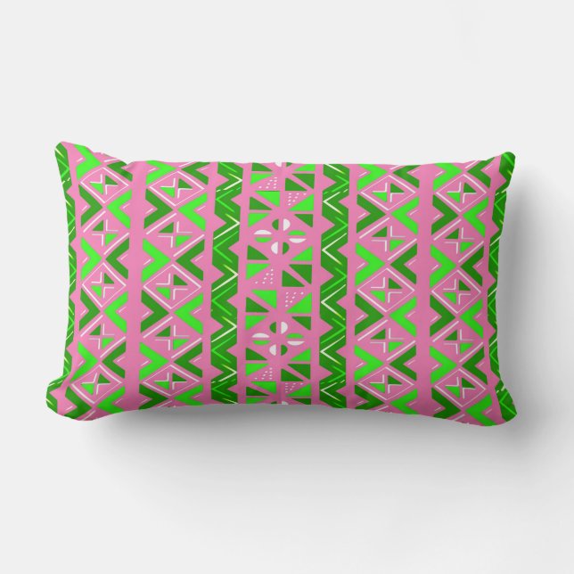 Alpha Kappa Alpha Sorority Lumbar Cushion (Front)