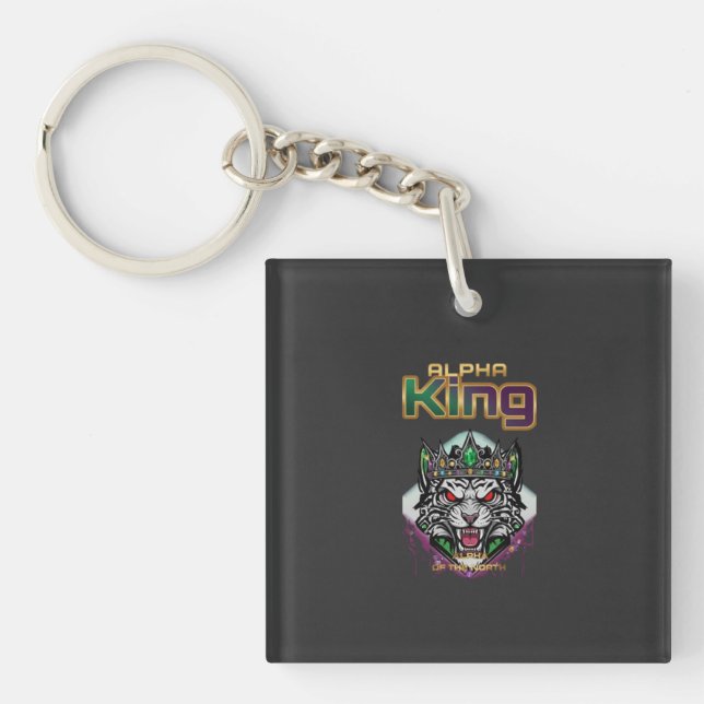 Alpha king key ring (Front)