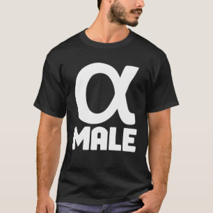 Alpha Male Alpha Symbol Greek Lone Wolf T-Shirt