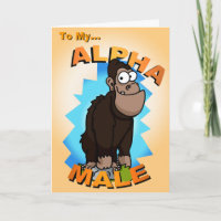 Alpha Male Birthday Card