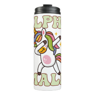 Alpha Male Ironic Unicorn 1 Thermal Tumbler