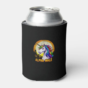 Alpha male LGBT unicorn Halloween Tank Top Can Cooler