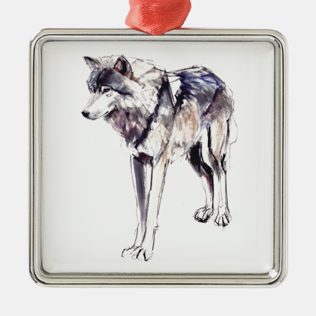 Alpha Metal Tree Decoration (Front)