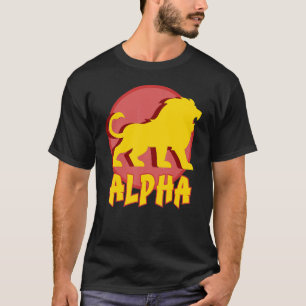 Alpha Moonlight Hill Full Moon Backdrop Design T-Shirt