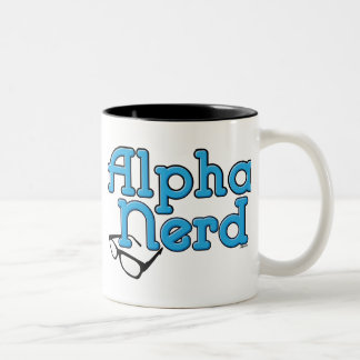 Alpha Nerd Two-Tone Coffee Mug