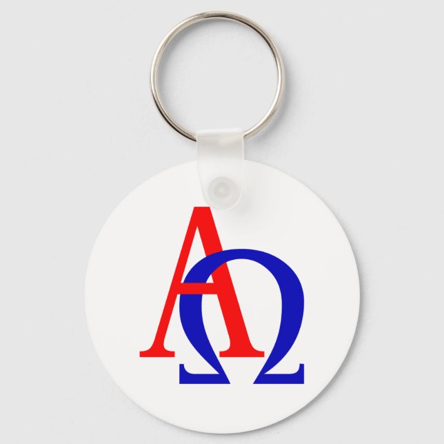 Alpha Omega Key Ring (Front)