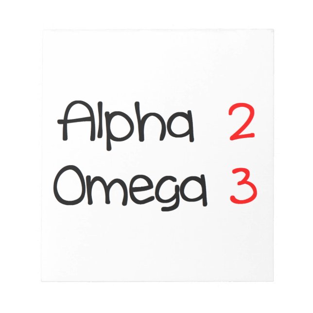 alpha omega notepad (Front)
