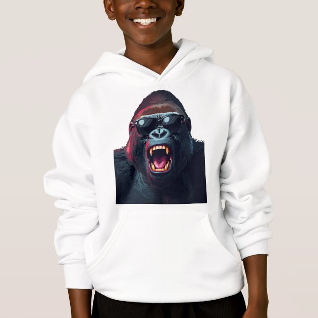 Alpha Rage – Roaring Gorilla with Sunglasses (Front)