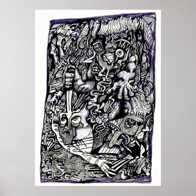 Alpha Warrior, by Brian Benson Poster (Front)