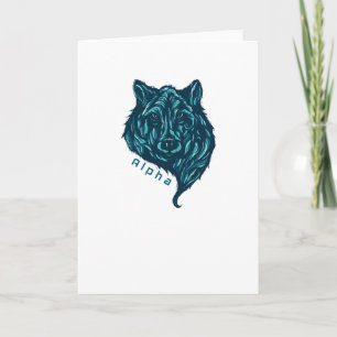 Alpha wolf card
