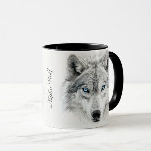 Alpha Wolf Coffee Mug by Dead Head Fred