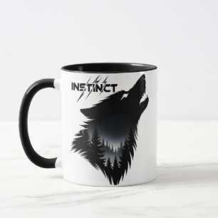 alpha wolf Graphic Mug