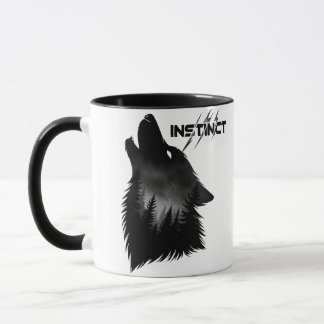 alpha wolf Graphic Mug