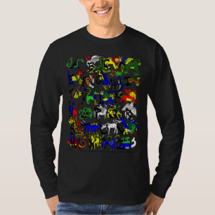 Alphabestiary with back print T-Shirt
