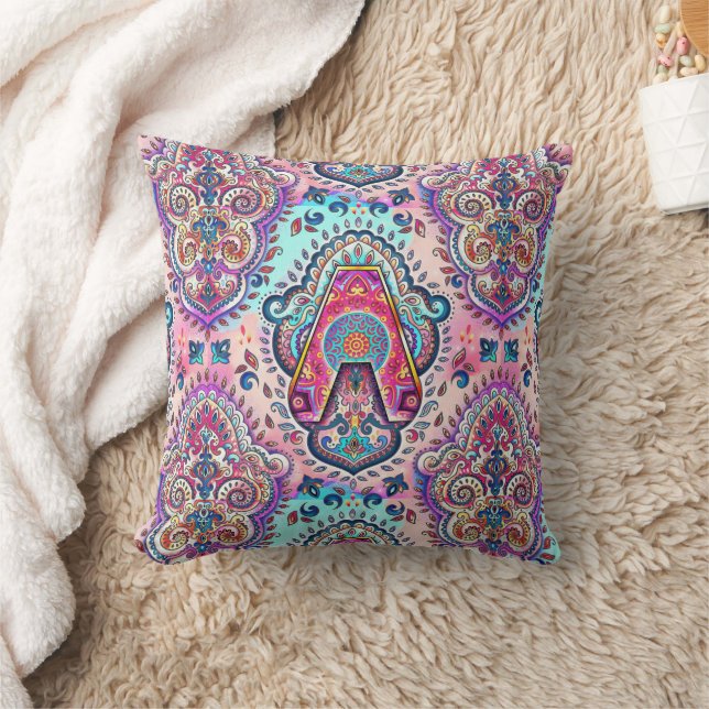 Alphabet A  Cushion (Blanket)