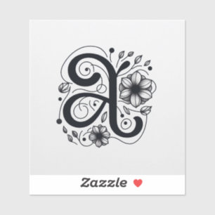 Alphabet Adornments Custom Vinyl Letter Sticker”