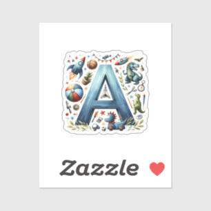 Alphabet Adventure 'A' Sticker.
