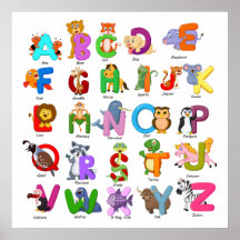Alphabet Animal Clipart Child Learning