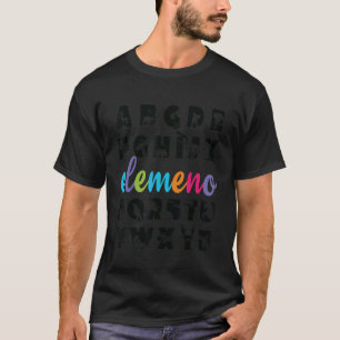 Alphabet Animals ABC Elemeno Preschool Kindergarte T-Shirt