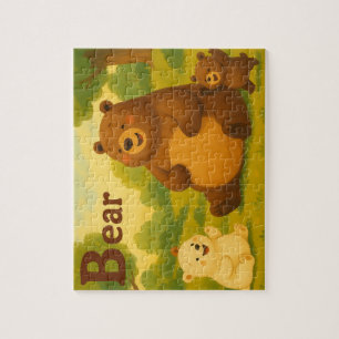 "Alphabet Animals B: Bear!" Jigsaw Puzzle