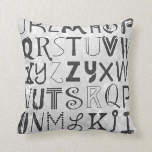 Alphabet Art Cushion