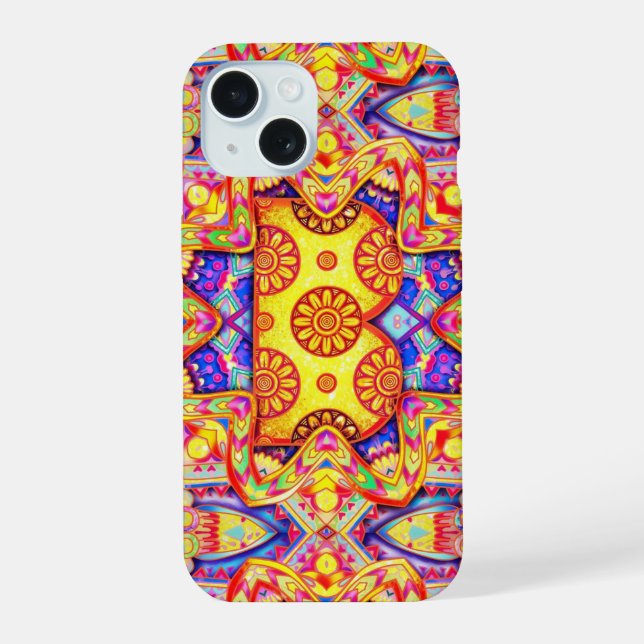 Alphabet B  iPhone 15 Case (Back)