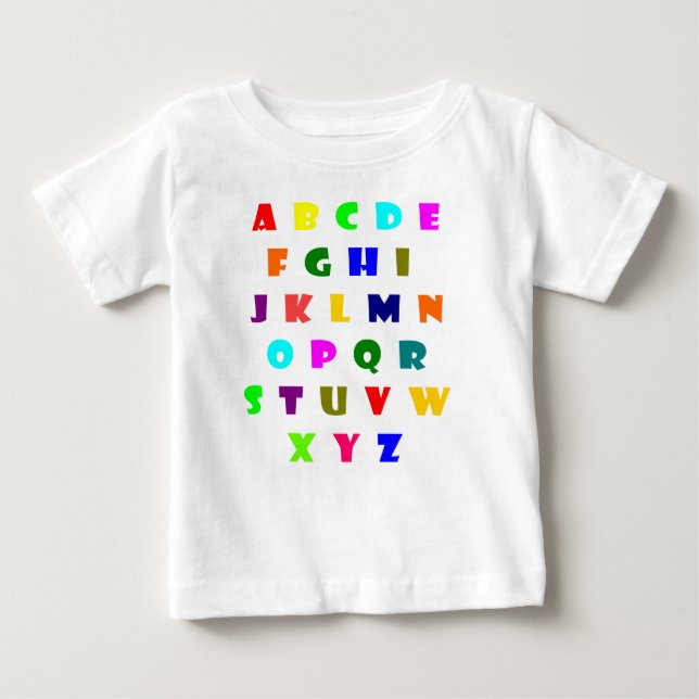 alphabet baby T-Shirt (Front)