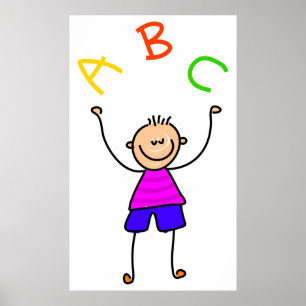 Alphabet Boy Poster