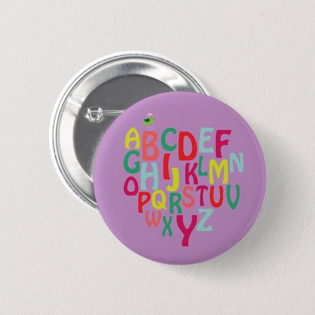 Alphabet Button (Front & Back)