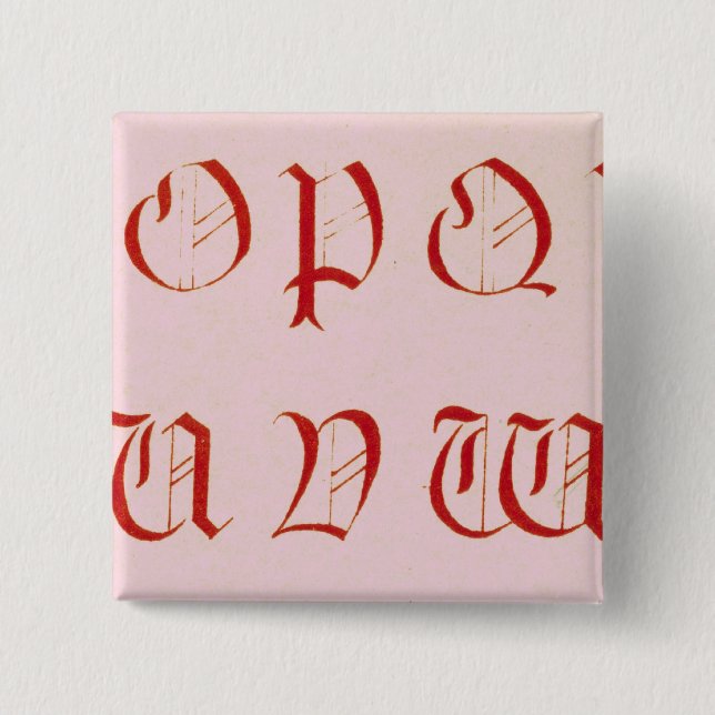 Alphabet Button (Front)