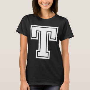 Alphabet capital letter matching family group hall T-Shirt
