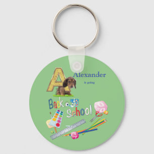 Alphabet Capitals  Back to school Key Ring