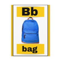 alphabet card(with real picture)