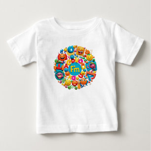 "Alphabet Carousel" Baby T-Shirt