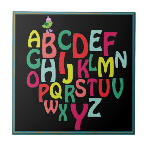 Alphabet Ceramic Tile