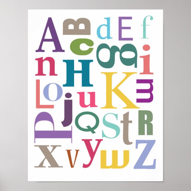 Alphabet Chowder Poster (Front)