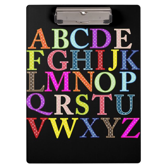 Alphabet Clipboard (Front)