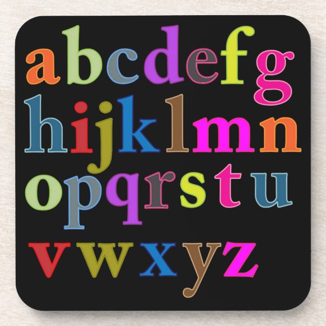 Alphabet Coaster (Front)