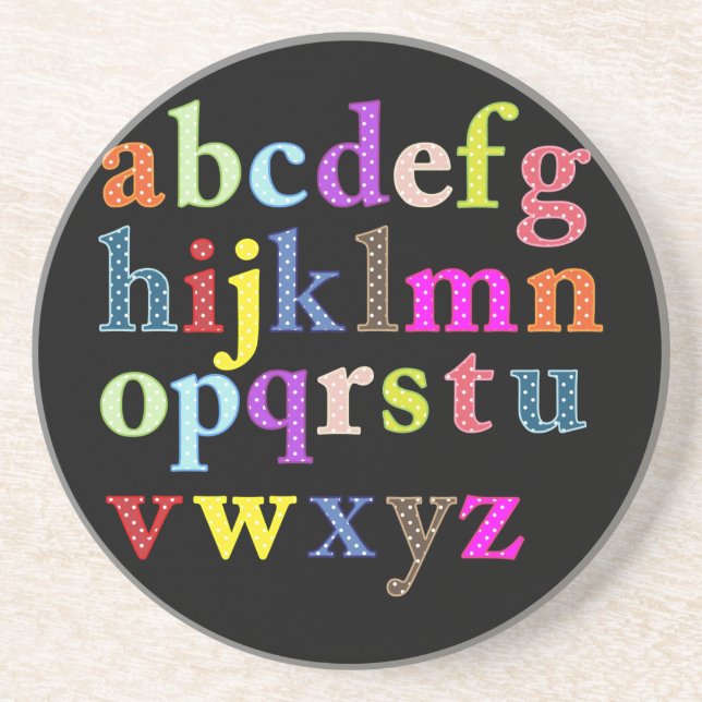 Alphabet Coaster (Front)