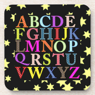 Alphabet Cork Coaster