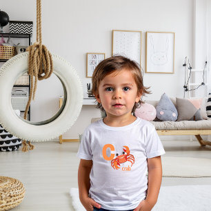 Alphabet Crab Toddler T-Shirt