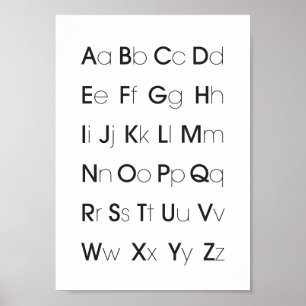 Alphabet Educational Poster