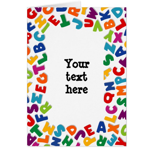 Alphabet Frame (Front)