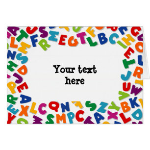Alphabet Frame