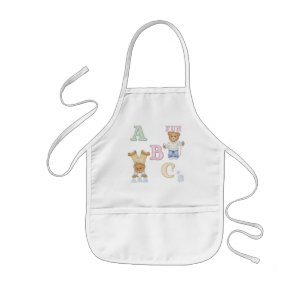 Alphabet Fun Teddy Bears Kids Apron