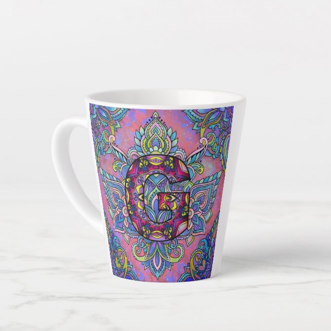 Alphabet G Latte Mug (Left Angle)