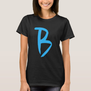 Alphabet Handwritten Letter B T-Shirt