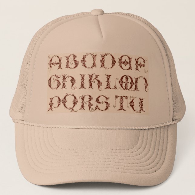 Alphabet Hat (Front)