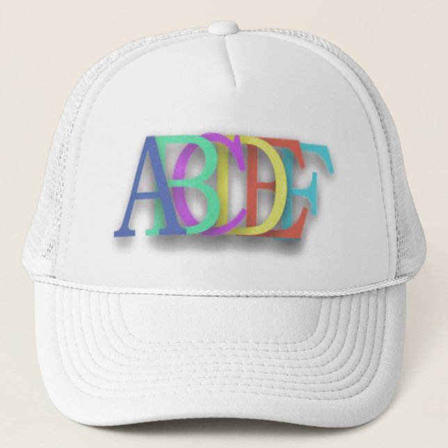 Alphabet Hat (Front)
